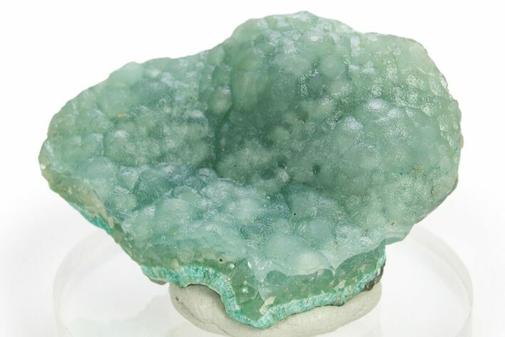 Chatoyant Blue Botryoidal Hemimorphite - Republic of the Congo #312464